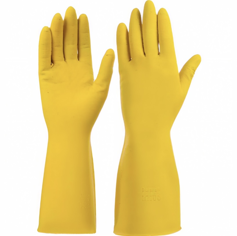 Guantes de goma