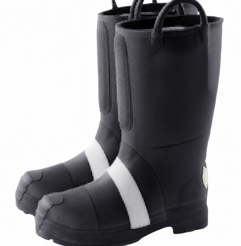 Botas de bombero resistentes al fuego