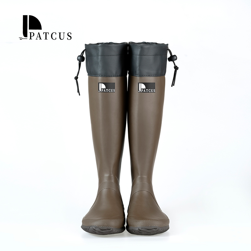Botas de látex impermeables para mujer